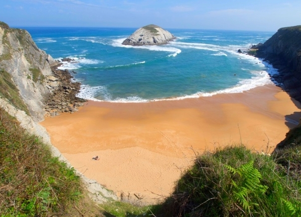 Playa de covachos gay nudist beach Santander spain
