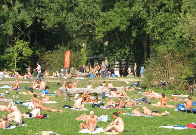 Tiergarten gay nudist area