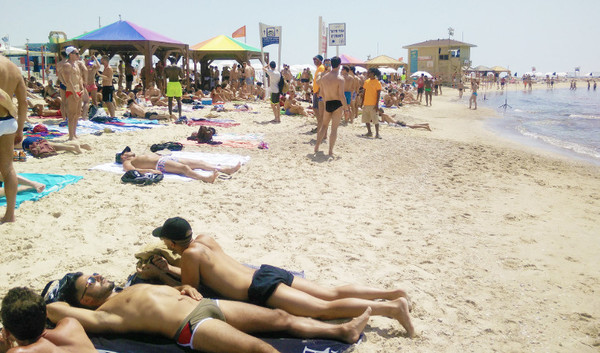 Hilton gay beach Tel Aviv