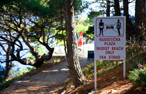 Gay nude beach Lokrum Dubrovnik